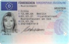 Foto für den Führerschein